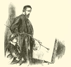 Goethe, enfant, dans l